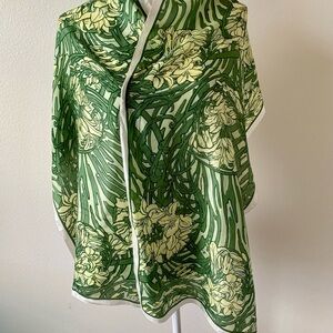 Hand Made Czech Republic Natural Silk Scarf  16/67”